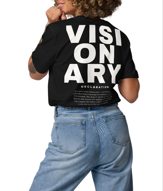 Visionary organic cotton t-shirt