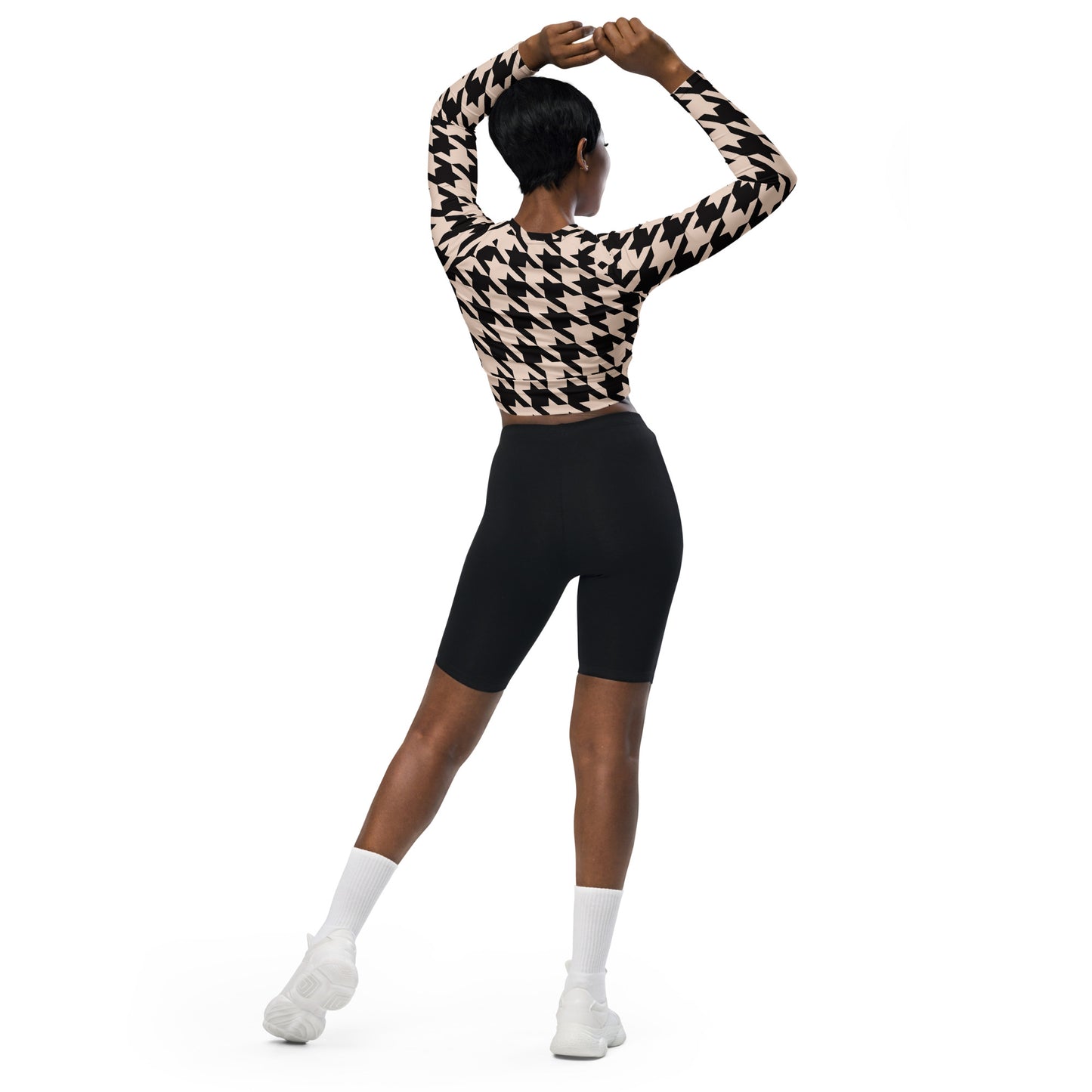 Her Recycled long-sleeve crop top