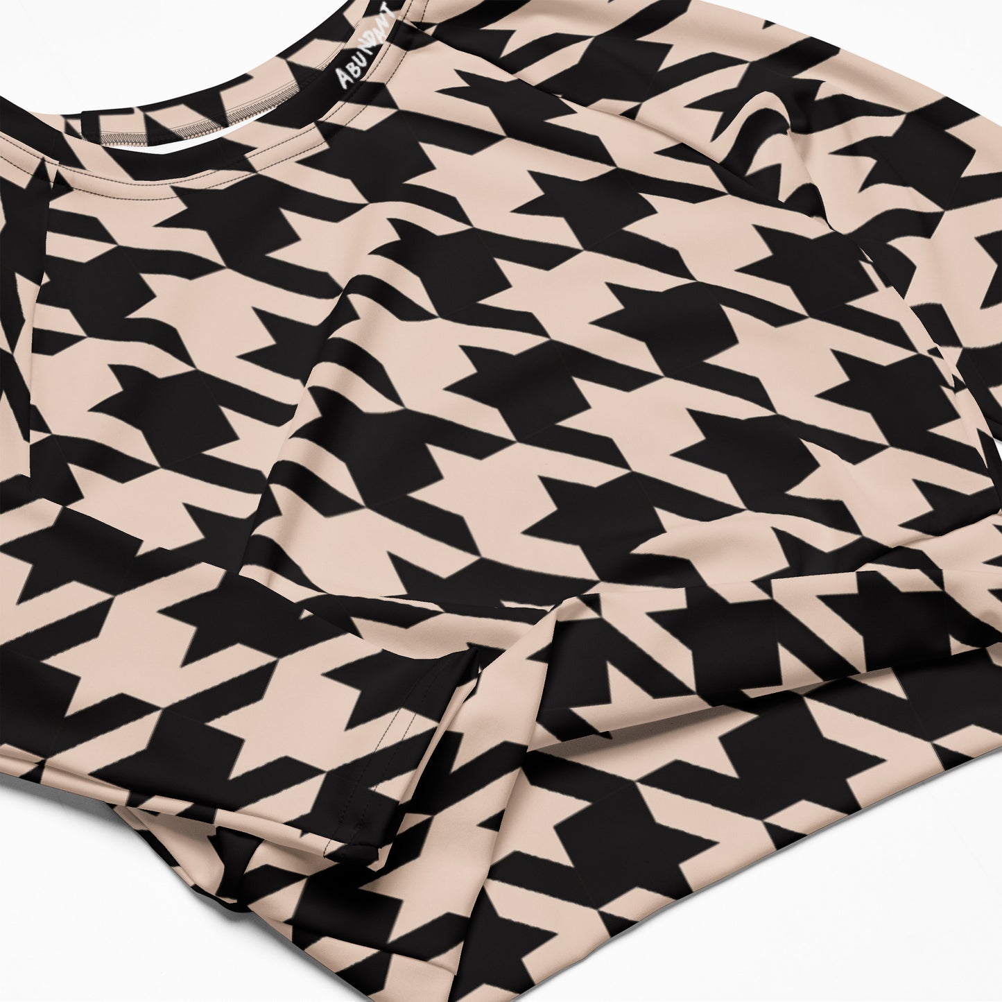 Her Recycled long-sleeve crop top