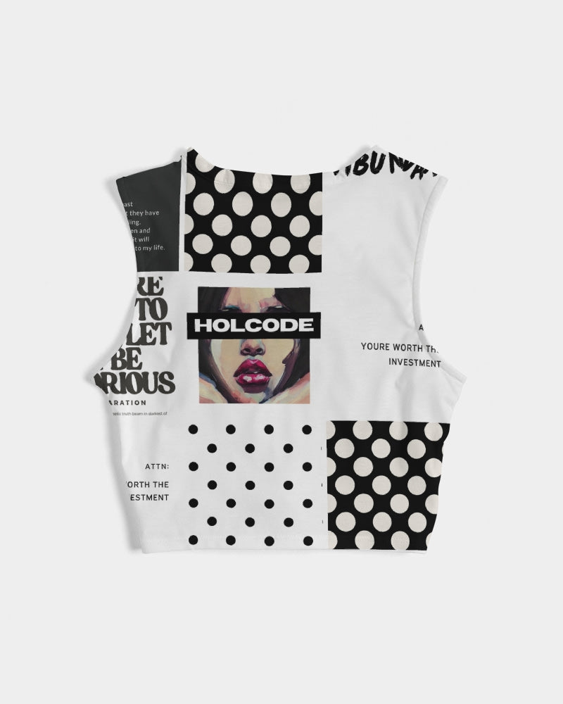 Patched Up Twist-Front Tank