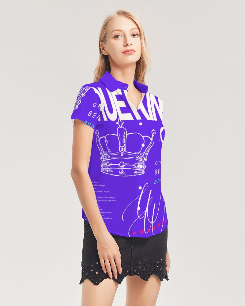 Sapphire Short Sleeve Button Up