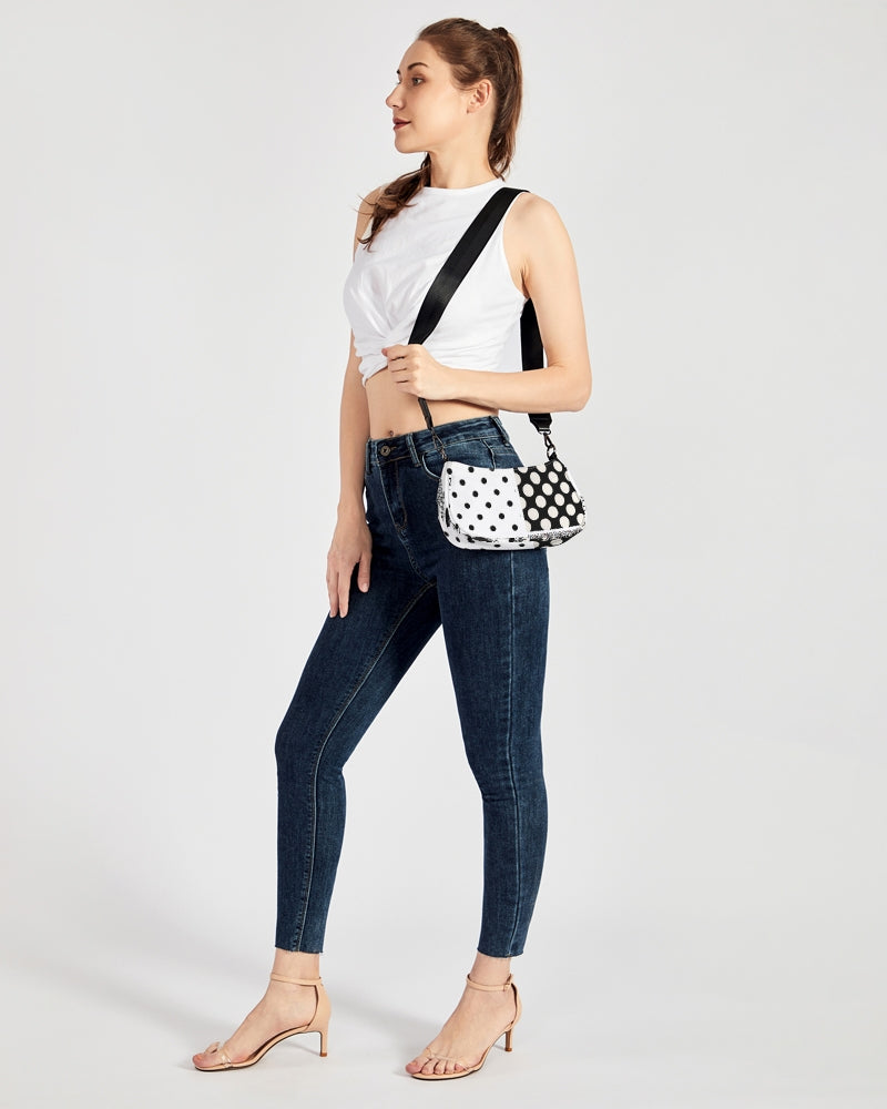 Patched Up Petite Canvas Pouch
