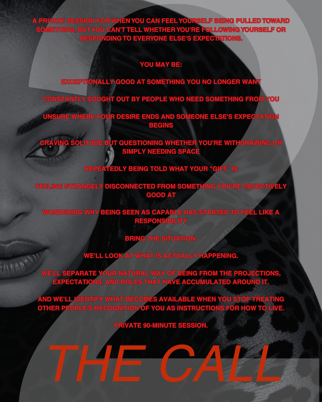 THE CALL/IN PRIVATE