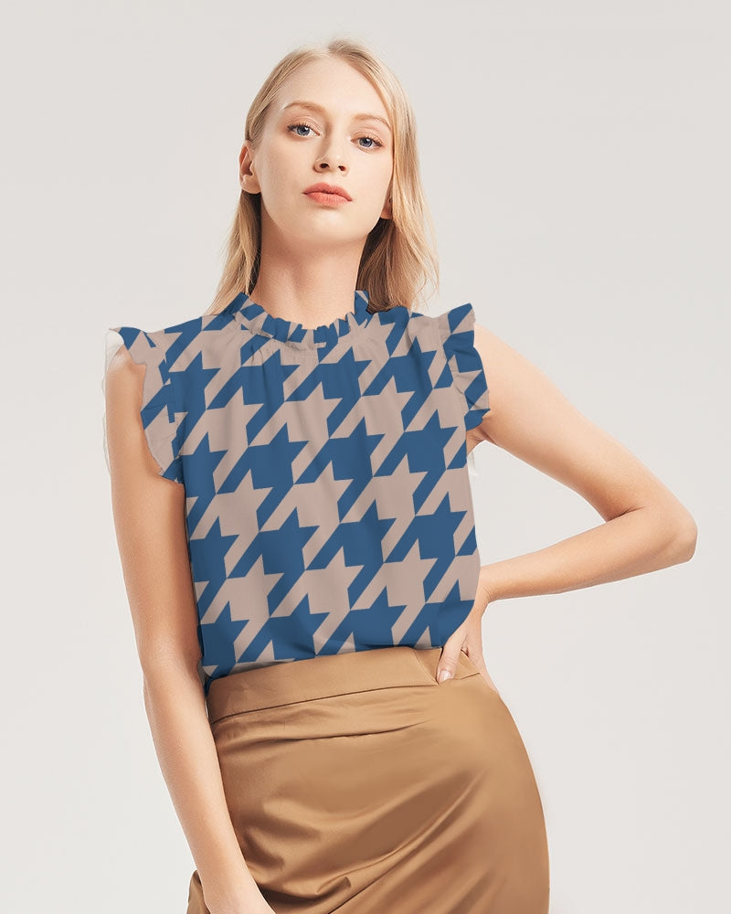 In Her Vision Women's Ruffle Sleeve Top