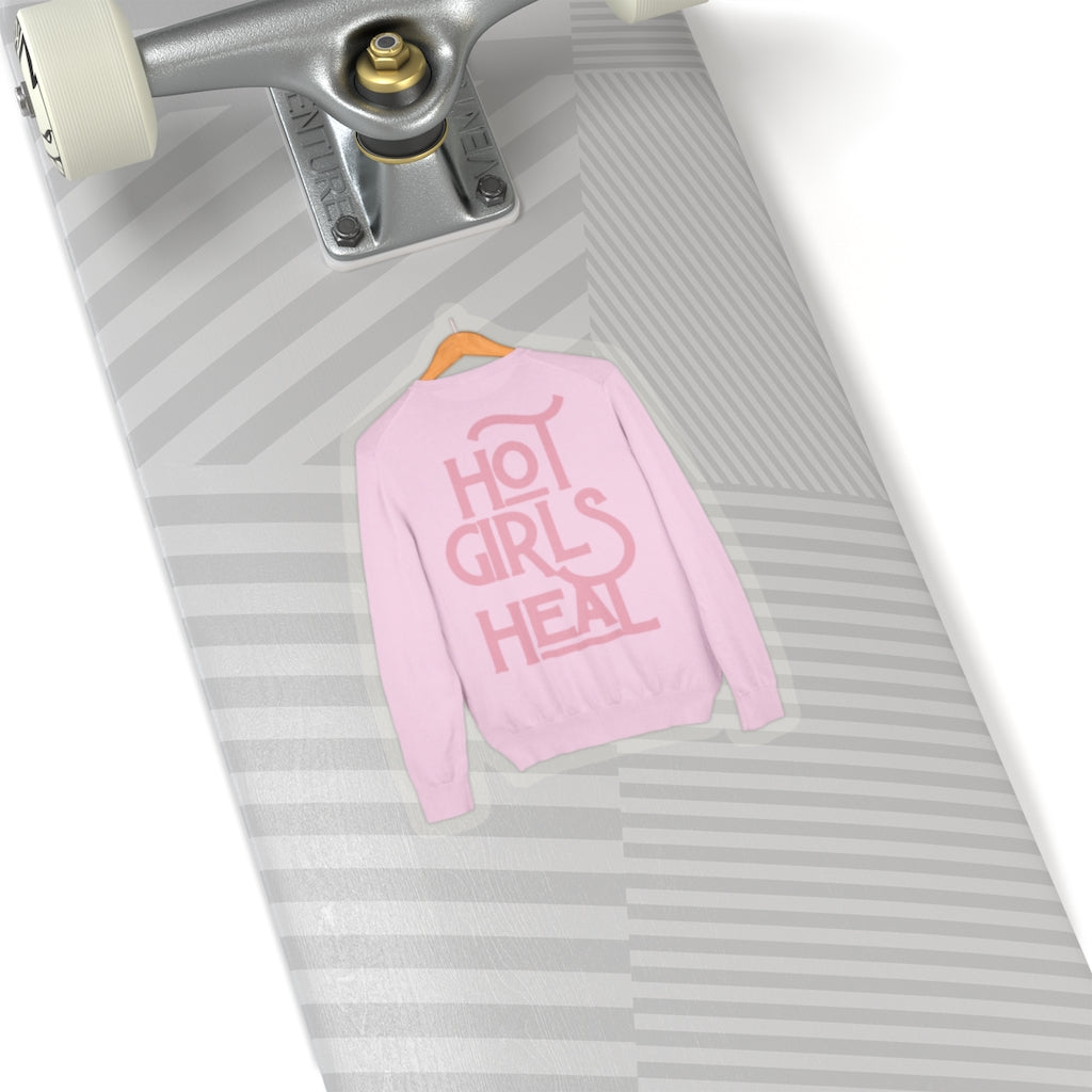 HGH Pink Sweater Sticker