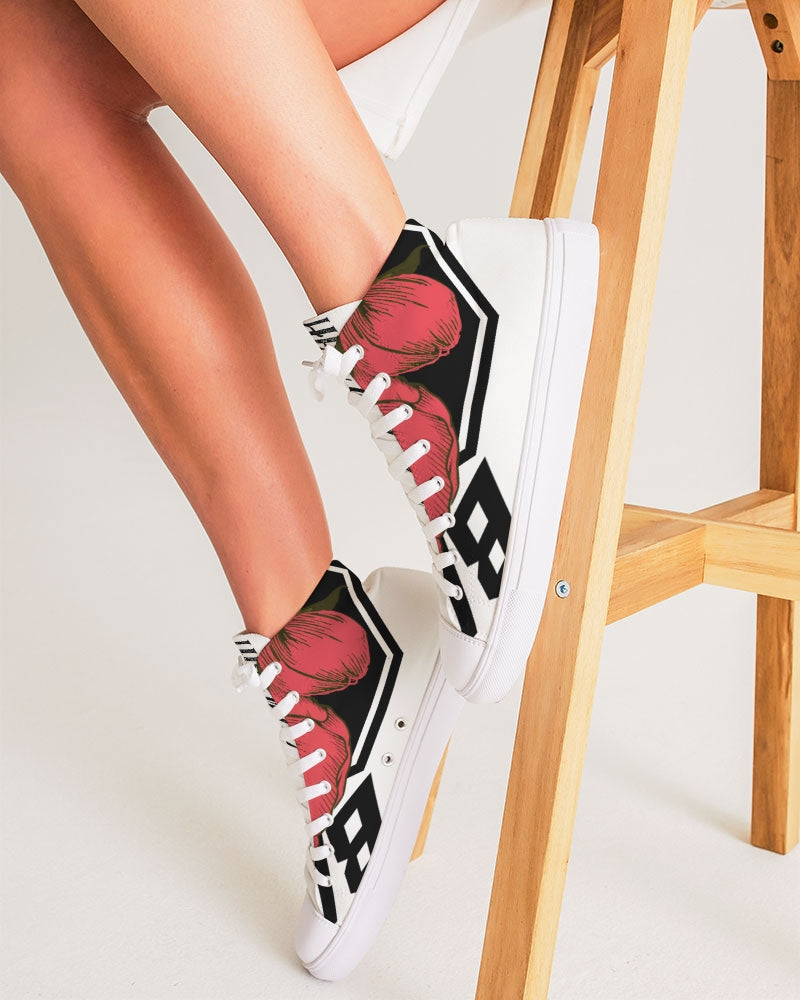 Boundaries  Women's Hightop Canvas Shoe