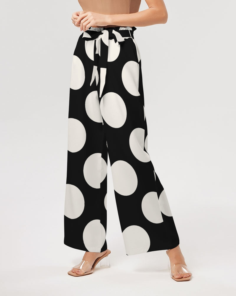 The Dots Will Connect High-Rise Wide Leg Pants
