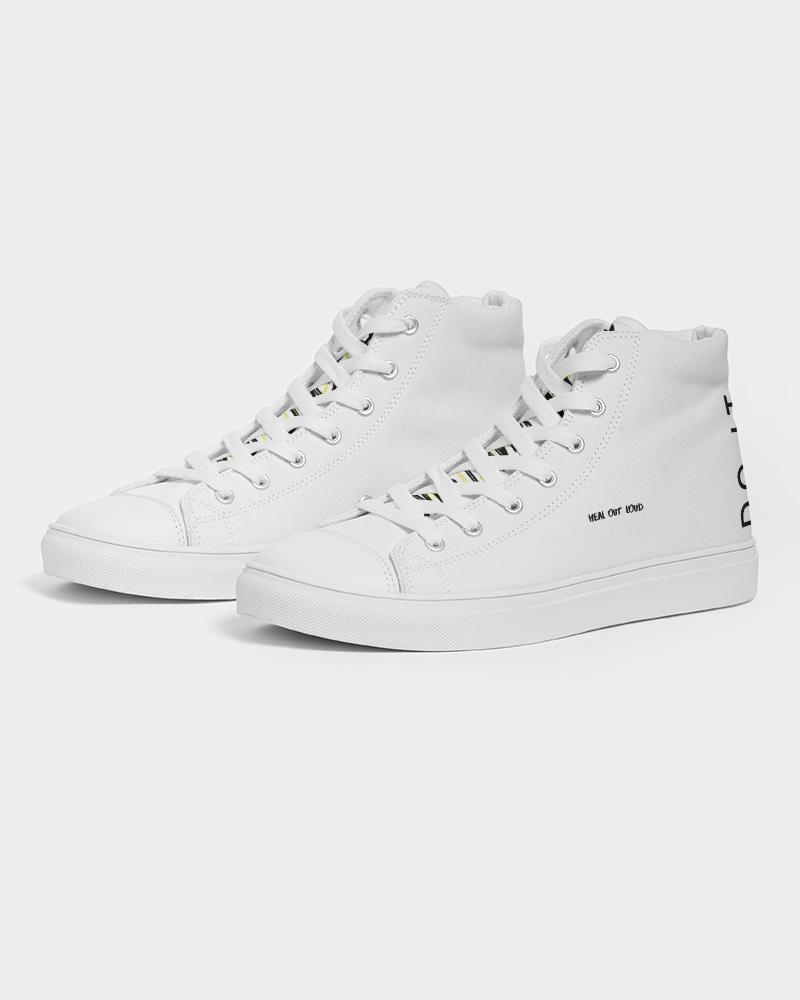 Win Women's Hightop Canvas Shoe - No Pride Apparel