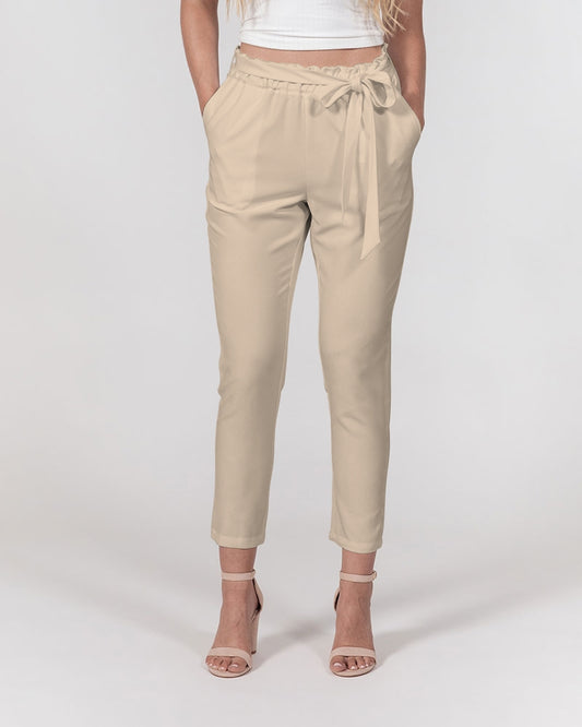 No Competition Women's Belted Tapered Pants