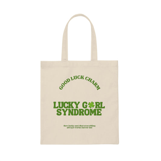 lucky Canvas Tote Bag