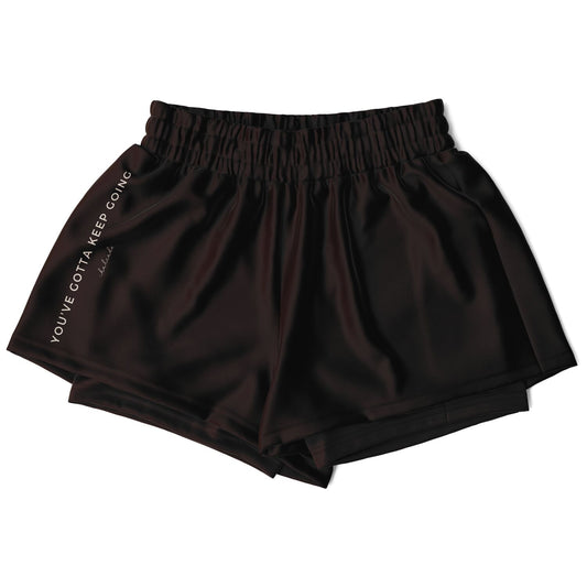 Keep Going Mocha Shorts