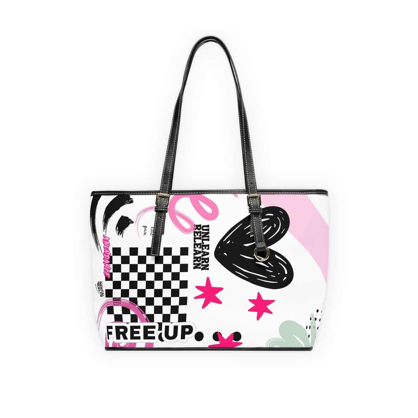 Free Up Vegan Leather Shoulder Bag