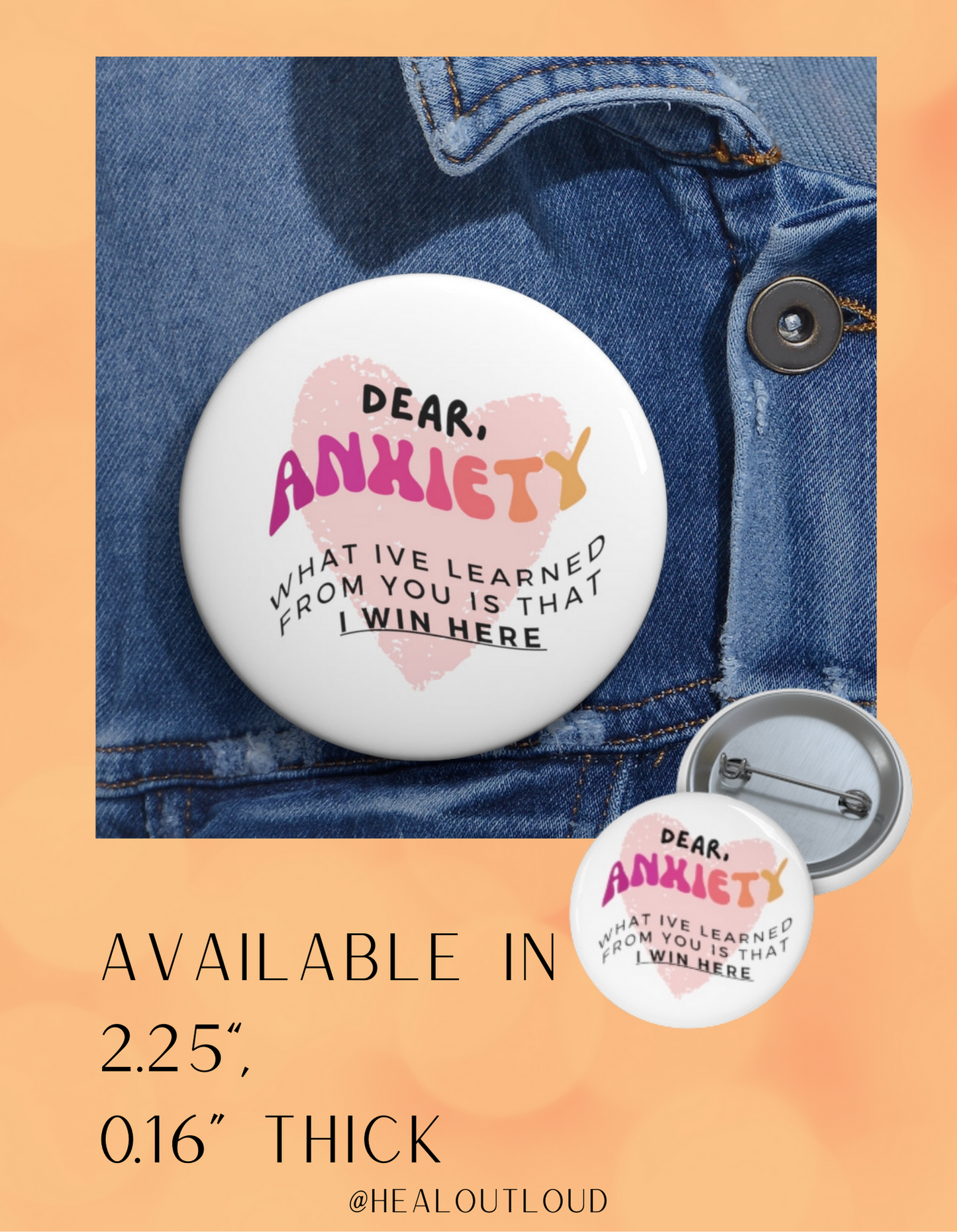 Custom Pin Buttons