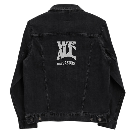 We all have a story Unisex denim jacketi